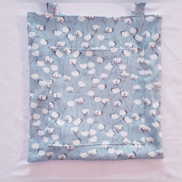 Handmade flat tote bag - Picture 2 of 7